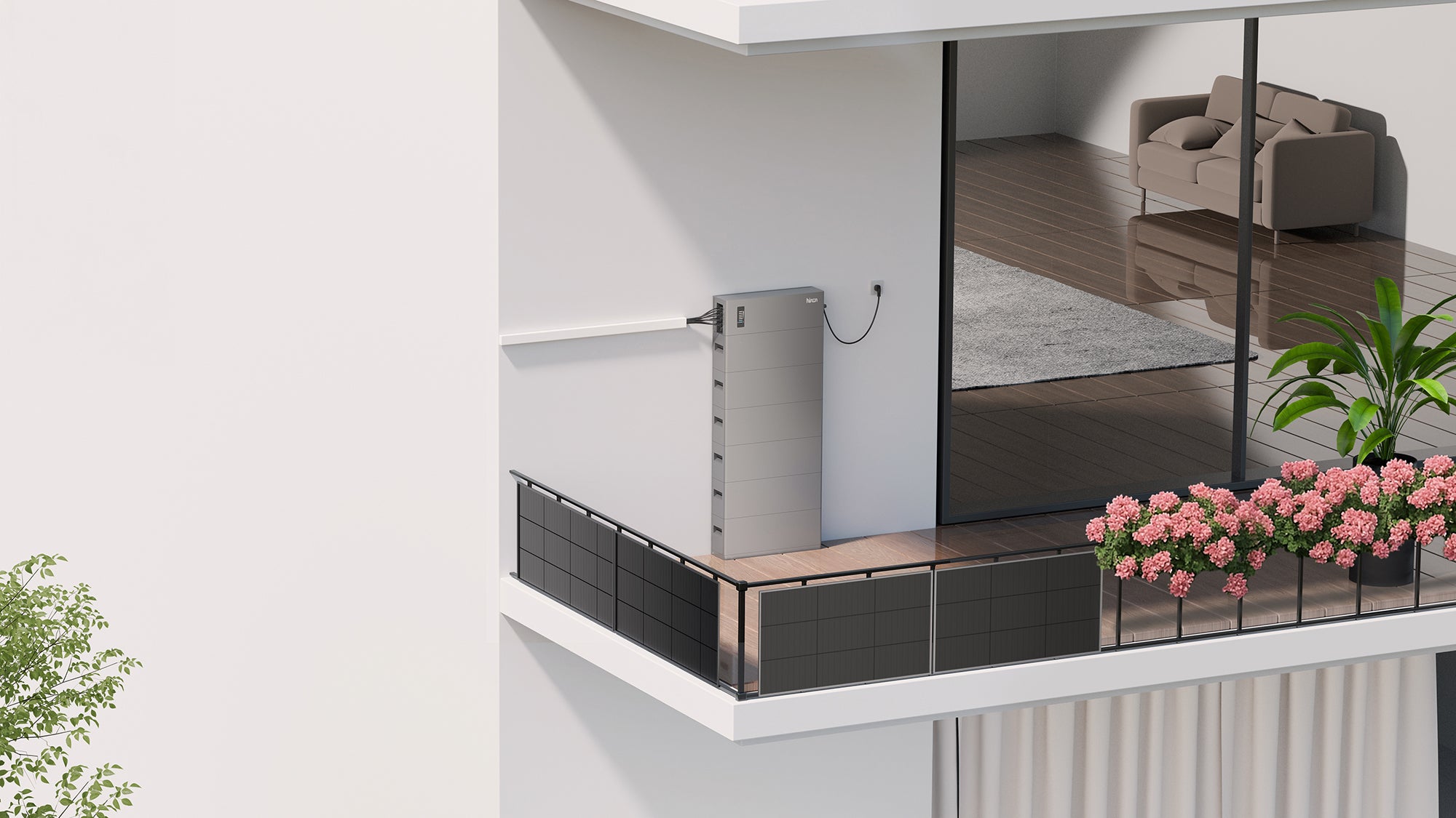 Hinen 2400W Balcony Energy Storage System